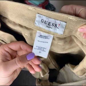 Authentic vintage guess khaki pants